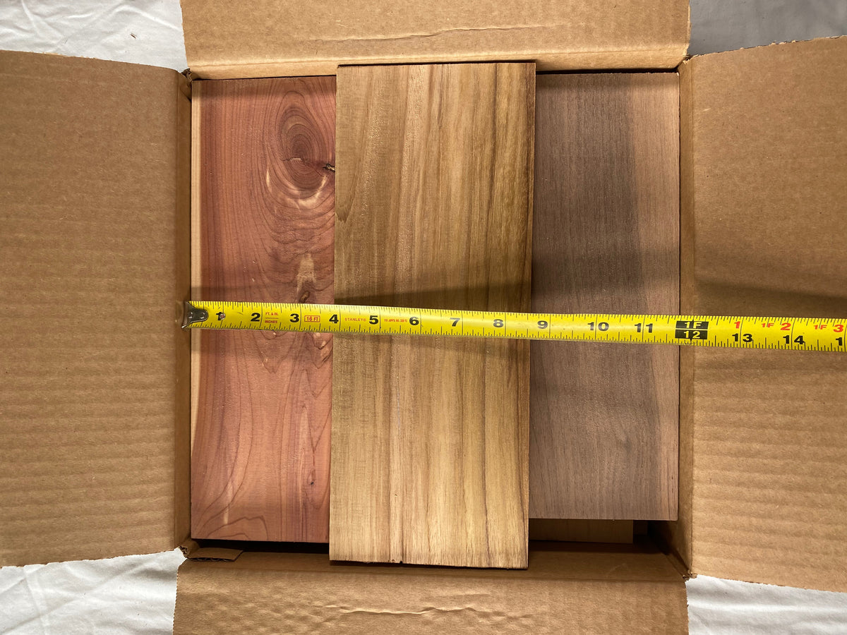 Box of 12 Long Rustic Walnut Wood Scrap Boards - Free Shipping! –  Woodchucks Wood