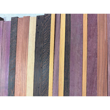 Purpleheart & Exotics - 16" Scrap - Cutting Board Accents, Turning Wood, Crafts - Free Shipping!