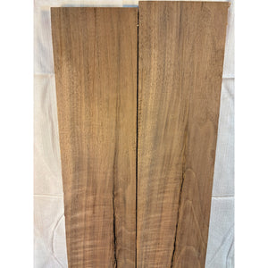 Stunning Rustic Curly Walnut Wood Boards - 2-pack - Boards for Epoxy Pouring, Woodworking