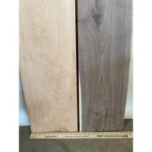 3/4 x 9 to 10 x 45 2-pack Walnut & Cherry Wood Lumber - Woodworking, Shelving, Furniture Making, Other Craft Projects -Free Shipping!