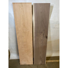 3/4 x 9 to 10 x 45 2-pack Walnut & Cherry Wood Lumber - Woodworking, Shelving, Furniture Making, Other Craft Projects -Free Shipping!