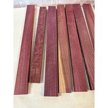 Purpleheart - Scrap 15-pack - Cutting Board Accents, Turning Wood, Crafts - Free Shipping!