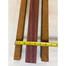 Purpleheart & Canarywood - Thick Scrap - Cutting Board Accents, Turning Wood, Crafts - Free Shipping!