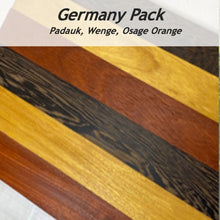 3/4 x 2 x 24 (6-pack) Variety Exotic & Domestic Wood Cutting Board Kit! Includes Osage Orange, Wenge, and Padauk - Free Shipping!