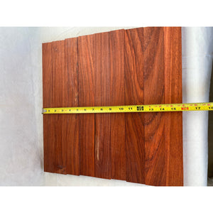 Bright Red Padauk Cutting Board Sticks - 16" 9-pack - Cutting Board Accents, Woodworking, Wood Craft - Free Shipping!