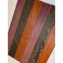 3/4 x 2 x 24 (6-pack) Variety Exotic & Domestic Wood Cutting Board Kit! Includes Purpleheart, Wenge, and Padauk - Free Shipping!