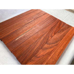 Bright Red Padauk Cutting Board Sticks - 16" 9-pack - Cutting Board Accents, Woodworking, Wood Craft - Free Shipping!
