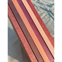 3/4 x 2 x 24 (6-pack) Variety Exotic Wood Cutting Board Kit! Purpleheart, Bloodwood, Leopardwood and More - Free Shipping!