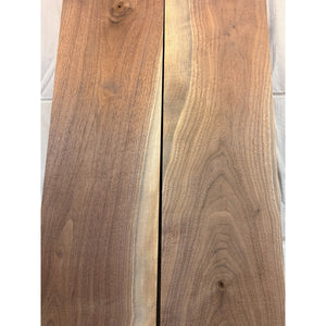 Striking Figured Sappy Walnut Wood Boards - 2-pack - Rustic Boards for Woodworking, Sign Making, Cutting Boards and More!