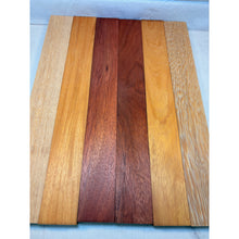 3/4 x 2 x 24 (6-pack) Exotic Wood Cutting Board Kit! Bloodwood, Osage Orange & White Wenge (Lati) - Free Shipping!