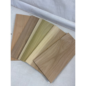 1/4 x 5 x 12" (apx 10 pcs) Thin Variety Species Wood Boards for Crafting, Laser Engraving, CNCing