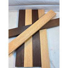 3/4 x 2 x 24 (6-pack) Variety Exotic Wood Cutting Board Kit! Includes Peruvian Walnut & White Wenge (Lati) - Free Shipping!