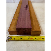 Purpleheart & Canarywood - Thick Scrap - Cutting Board Accents, Turning Wood, Crafts - Free Shipping!