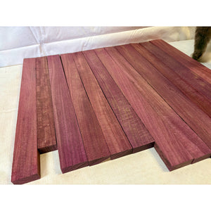 Purpleheart - Scrap 15-pack - Cutting Board Accents, Turning Wood, Crafts - Free Shipping!