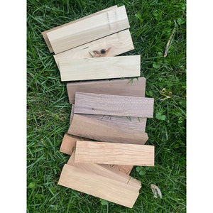 48 Boards Walnut, Cherry, Maple, for Crafts, Knife Scales, and other Craft Ideas