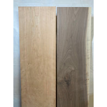 3/4 x 9 to 10 x 45 2-pack Walnut & Cherry Wood Lumber - Woodworking, Shelving, Furniture Making, Other Craft Projects -Free Shipping!
