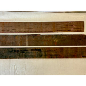 24" Exotic Purpleheart 1/2" Thin Scrap Wood Boards - 3-pack - Woodworking, Miniatures, Sign Blanks