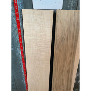 3/4 x 7 x 45 2-pack Curly Natural Maple Wood Lumber - Woodworking, Shelving, Furniture Making, Other Craft Projects -Free Shipping!