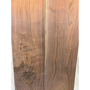 Nicely Figured Walnut Wood Boards - 2-pack - Boards for Woodworking, Sign Making, Cutting Boards and More!