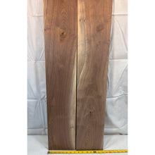 Striking Figured Sappy Walnut Wood Boards - 2-pack - Rustic Boards for Woodworking, Sign Making, Cutting Boards and More!