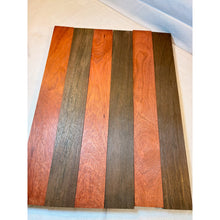 3/4 x 2 x 24 (6-pack) Variety Exotic Wood Cutting Board Kit! Includes Bloodwood & Peruvian Walnut - Free Shipping!