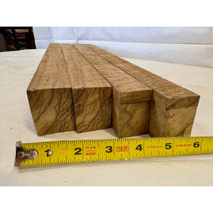 Black Limba Exotic 8/4 Thick Scrap Sticks - 24" (4-pack) - Turning Wood Blanks, Cutting Boards, Woodworking, Wood Craft - Free Shipping!