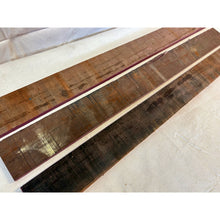 24" Exotic Purpleheart 1/2" Thin Scrap Wood Boards - 3-pack - Woodworking, Miniatures, Sign Blanks