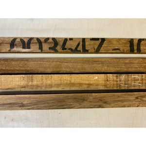 Black Limba Exotic 8/4 Thick Scrap Sticks - 24" (4-pack) - Turning Wood Blanks, Cutting Boards, Woodworking, Wood Craft - Free Shipping!