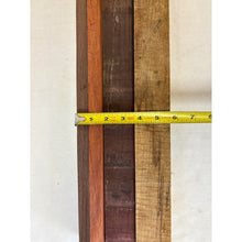 Variety Exotic Species Scrap Cutting Board Sticks - 24" 4-pack - Cutting Board Accents, Woodworking, Wood Craft - Free Shipping!