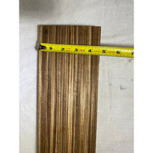 Zebrawood Exotic Wood Lumber- 3/4 x 4-1/2 x 20 - Great Woodworking, & Crafting