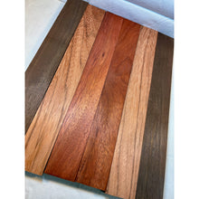 3/4 x 2 x 24 (6-pack) Exotic Wood Cutting Board Kit! Bloodwood, Peruvian Walnut & Red Zebrawood - Free Shipping!