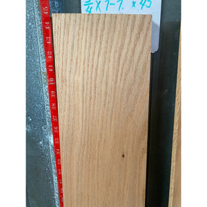 3/4 x 7 x 45 2-pack Red Oak Wood Lumber - Woodworking, Shelving, Furniture Making, Other Craft Projects -Free Shipping!