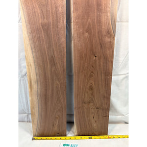 Striking Figured Sappy Walnut Wood Boards - 2-pack - Rustic Boards for Woodworking, Sign Making, Cutting Boards and More!