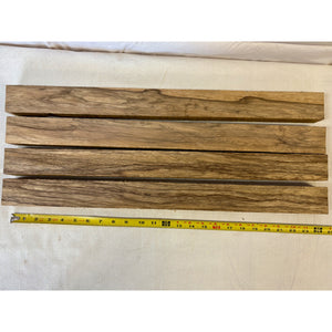 Black Limba Exotic 8/4 Thick Scrap Sticks - 24" (4-pack) - Turning Wood Blanks, Cutting Boards, Woodworking, Wood Craft - Free Shipping!