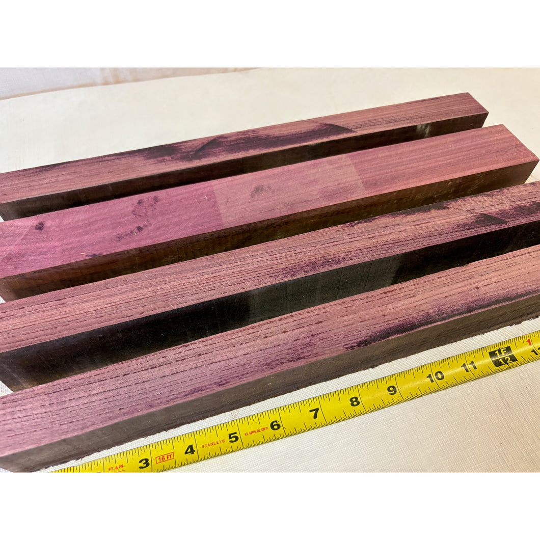 Purpleheart Wood - Thick Scrap - Cutting Board Accents, Turning Wood, Crafts - Free Shipping!