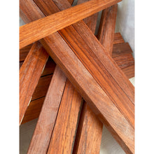 Bright Red Padauk Cutting Board Sticks - 16" 12-pack - Cutting Board Accents, Woodworking, Wood Craft - Free Shipping!