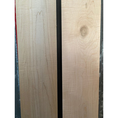 3/4 x 7 x 45 Curly Maple Wood Lumber (2-Pack) - Great for Woodworking, Shelving, Furniture Making, and Other Craft Projects - Free Shipping!