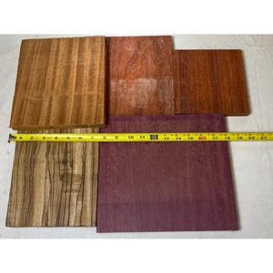 Exotic Wood Scrap Lumber- 3/4 x 7 x 12 - Great Woodworking, & Crafting