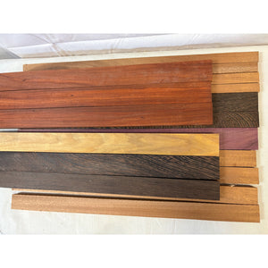 Padauk & Exotics - 24" Scrap - Cutting Board Accents, Turning Wood, Crafts - Free Shipping!