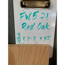 3/4 x 7 x 45 2-pack Red Oak Wood Lumber - Woodworking, Shelving, Furniture Making, Other Craft Projects -Free Shipping!