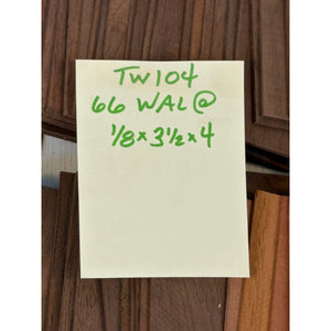 1/8 x 3-1/2 x 5" (apx 66 pcs) Thin Walnut Wood Boards for Crafting, Laser Engraving, CNCing