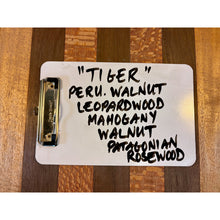 3/4 x 2 x 24 (10-pack) Exotic Wood Cutting Board Kit! Leopardwood, Peruvian Walnut, Mahogany