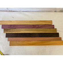 Purpleheart & Exotics - 24" Scrap - Cutting Board Accents, Turning Wood, Crafts - Free Shipping!