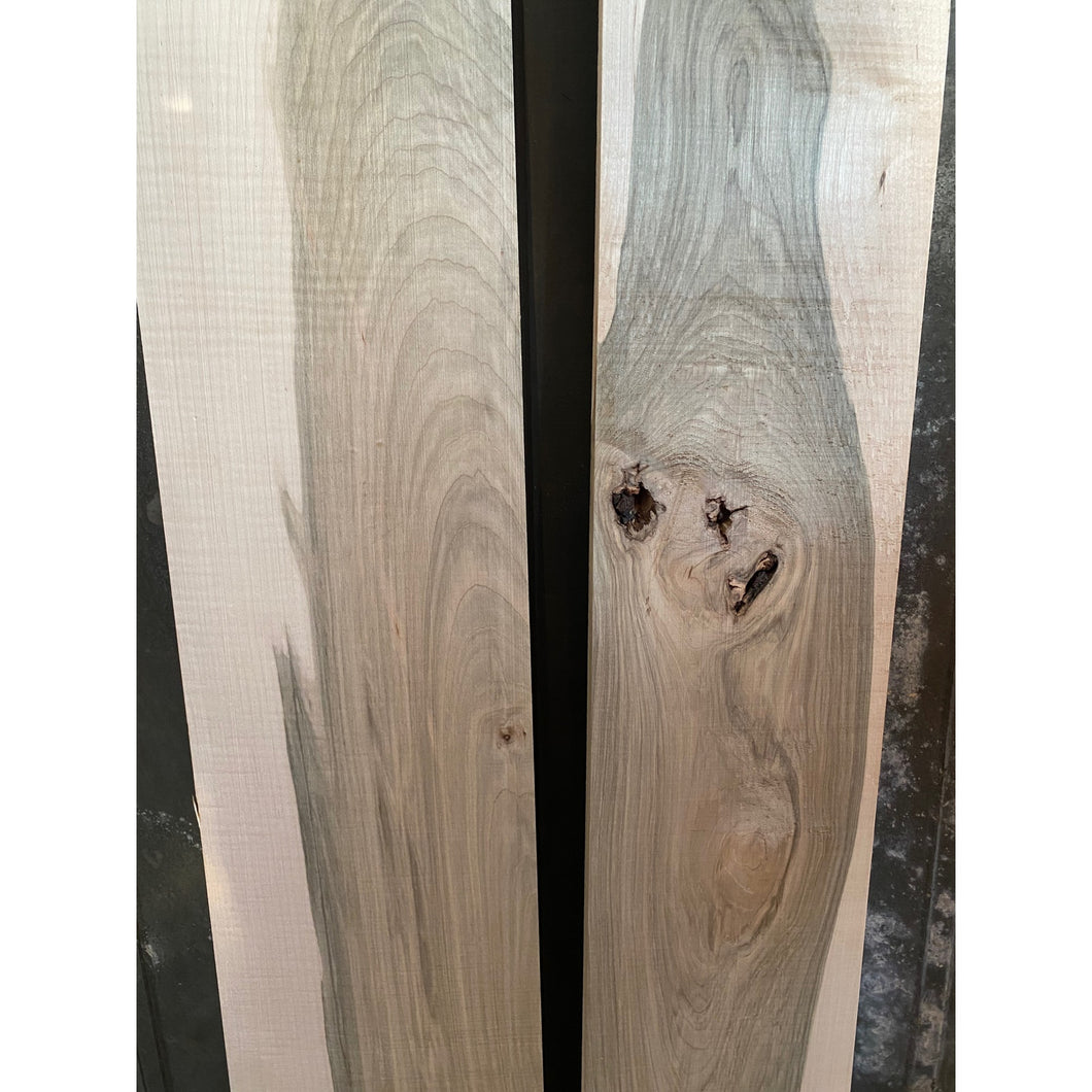 3/4 x 7-8 x 45 Rustic Curly Maple Wood Lumber (2-pack) - Great for Woodworking, Shelving, Furniture Making, and Other Craft Projects - Free Shipping!