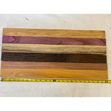 Purpleheart & Exotics - 24" Scrap - Cutting Board Accents, Turning Wood, Crafts - Free Shipping!