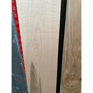 3/4 x 7 x 45 2-pack Curly Natural Maple Wood Lumber - Woodworking, Shelving, Furniture Making, Other Craft Projects -Free Shipping!