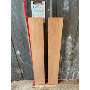 3/4 x 7 x 45 2-pack Red Oak Wood Lumber - Woodworking, Shelving, Furniture Making, Other Craft Projects -Free Shipping!