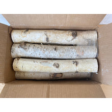 Natural Medium White Birch Logs - 2" to 3.5" Diameter Logs - Qty 5 Logs - Great for Crafting and Seasonal Decor - Free Shipping!