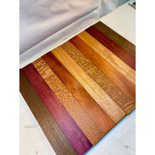 3/4 x 2 x 24 (10-pack) Exotic Wood Cutting Board Kit! Leopardwood, Bloodwood, Purpleheart and More