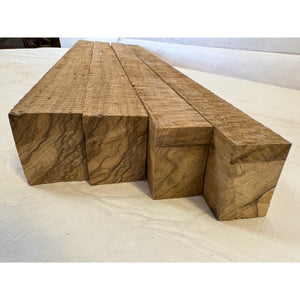 Black Limba Exotic 8/4 Thick Scrap Sticks - 24" (4-pack) - Turning Wood Blanks, Cutting Boards, Woodworking, Wood Craft - Free Shipping!